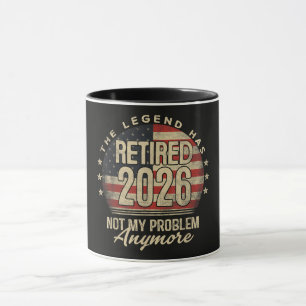 The Legend Has Retired 2026 Funny Mug