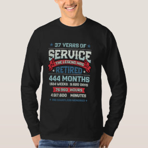 The Legend Has Retired 37 Years Of Service Retirem T-Shirt