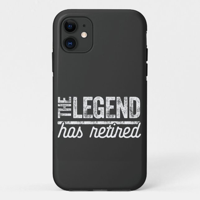 the legend has retired Case-Mate iPhone case (Back)