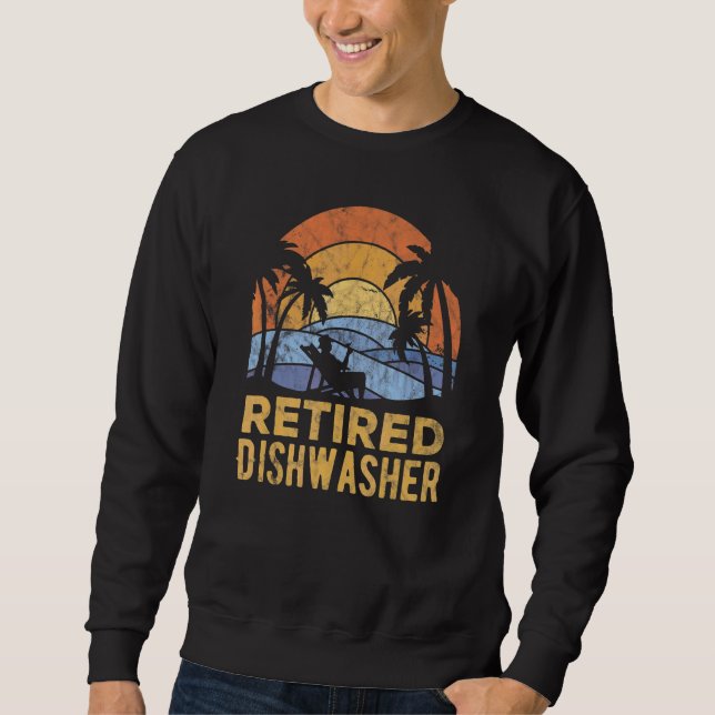 The Legend Has Retired Dishwasher Sweatshirt (Front)