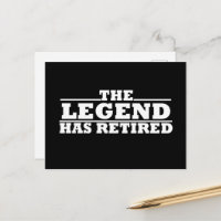 The Legend Has Retired funny retirement