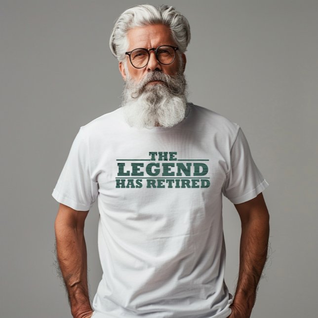 The Legend Has Retired funny retirement T-Shirt (Creator Uploaded)