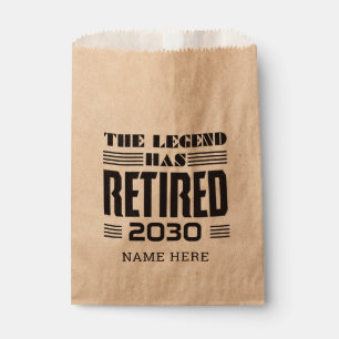 The Legend Has Retired Grandpa Retirement Party Favour Bags