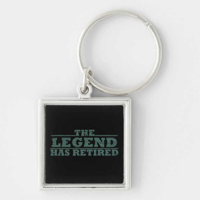 The legend has retired key ring (Front)