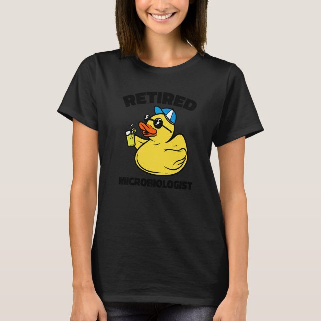 The Legend Has Retired Microbiologist   T-Shirt (Front)