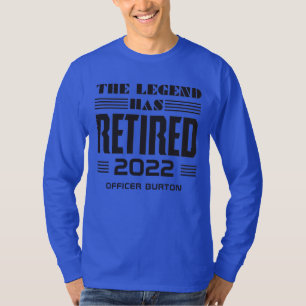 The Legend Has Retired Personalised Retirement T-Shirt