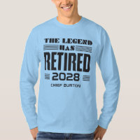The Legend Has Retired Police Chief Retirement
