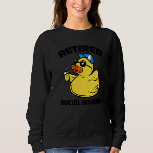 The Legend Has Retired Social Worker Sweatshirt