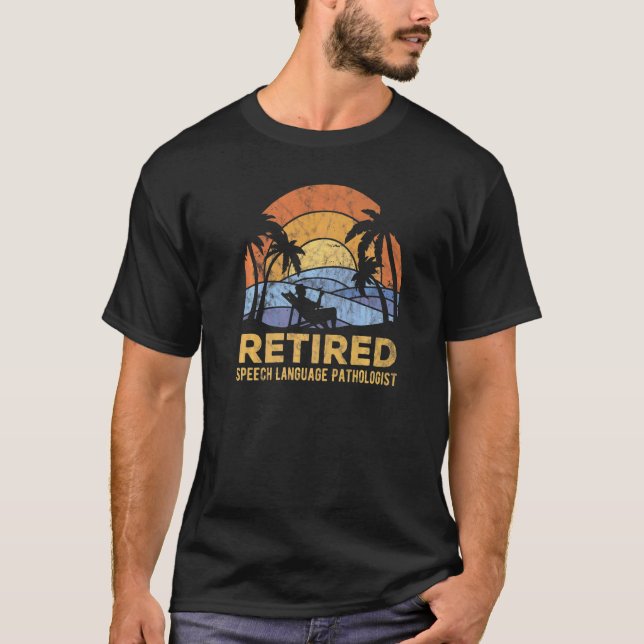 The Legend Has Retired Speech Language Pathologist T-Shirt (Front)