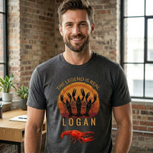 The Legend Is Real Custom Name Crawfish | Retro 