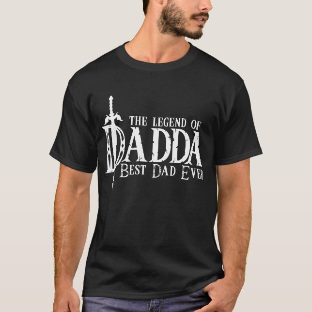 The Legend Of Dadda Video Gamer T-Shirt (Front)