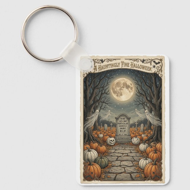 The Legend of Silas Pumpkinseed Key Ring (Front)