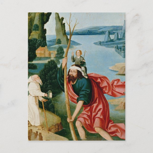 The Legend of St. Christopher Postcard (Front)