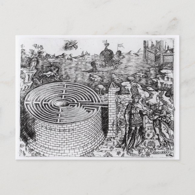 The Legend of Theseus Postcard (Front)