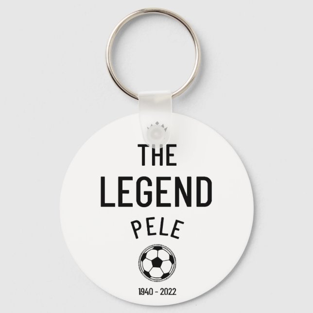 The legend Pelé 1940 - 2022  Key Ring (Front)