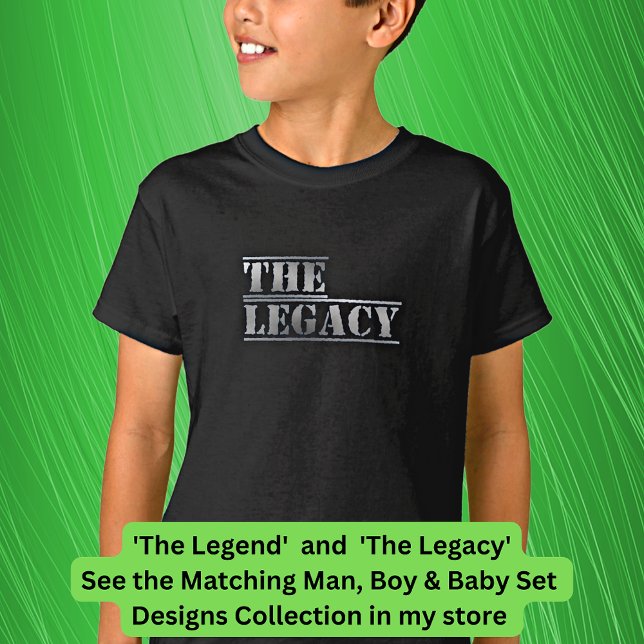The Legend The Legacy Father Son Matching T-Shirt (Creator Uploaded)