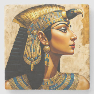 "The Legendary Cleopatra VII" Stone Coaster