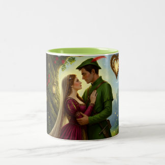 The Legendary Romance of Sherwood Forest Two-Tone Coffee Mug