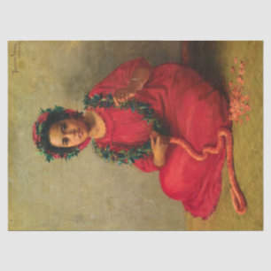 The Lei Maker by Theodore Wores Tissue Paper