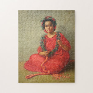 'The Lei Maker' - Theodore Wores Jigsaw Puzzle