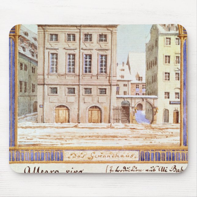The Leipzig Gewandhaus Mouse Mat (Front)