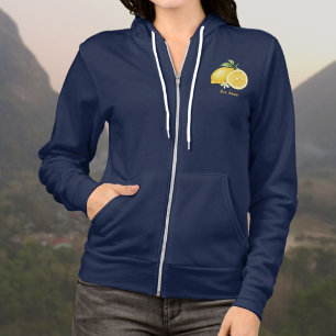 The lemon, bright yellow fruit, sour and fresh hoodie
