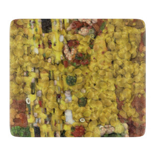 The Lemon Kiss Vegetable Decoupage Spoof Art Cutting Board