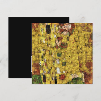 The Lemon Kiss Vegetable Decoupage Spoof Art Invitation