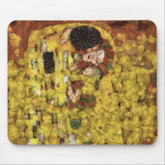 The Lemon Kiss Vegetable Decoupage Spoof Art Mouse Mat