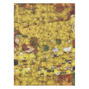 The Lemon Kiss Vegetable Decoupage Spoof Art Tablecloth