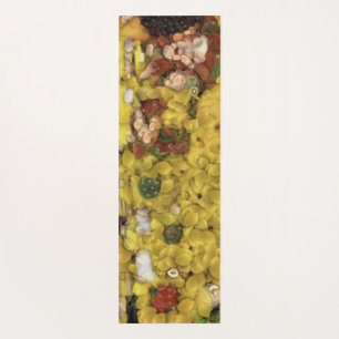 The Lemon Kiss Vegetable Decoupage Spoof Art Yoga Mat