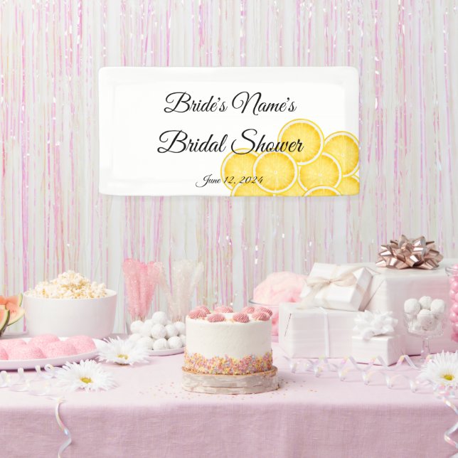The Lemon Spritz Bridal Shower Custom Party Sign (Party)