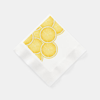 The Lemon Spritz Yellow Party Napkin