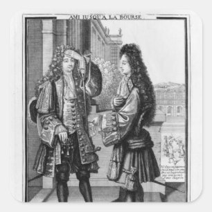 The Lender and the Borrower Square Sticker