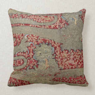 The Leopards of England, 15th century (tapestry) Cushion