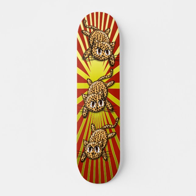 The Leopard's Pride Skateboard (Front)