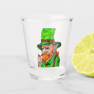 THE LEPRECHAUN OF THE WOODLANDS SHOT GLASS