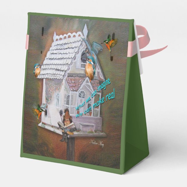 The Leprechaun Reader Favour Box (Back Side)