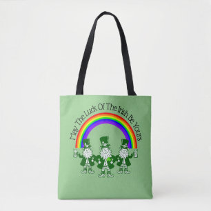 The Leprechaun Trio All Over Print Tote Bag