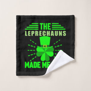 The Leprechauns made me do it Wash Cloth