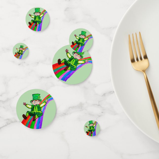 THE LEPRECHAUN'S RAINBOW  CONFETTI (Group)