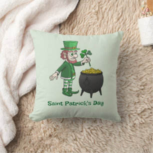 The Leprechauns St. Patrick's Day Celebration Cushion