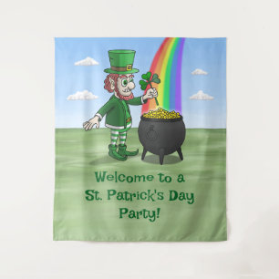 The Leprechauns St Patrick's Day Party Tapestry