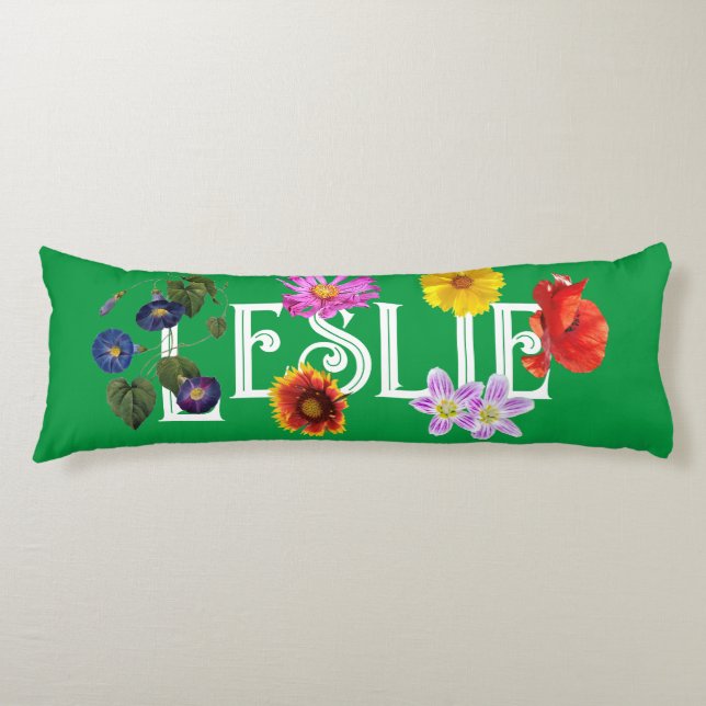 The Leslie 'Wildflowers' Body Pillow (Front)