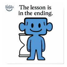 The Lesson is in the Ending - Inspirational Poster