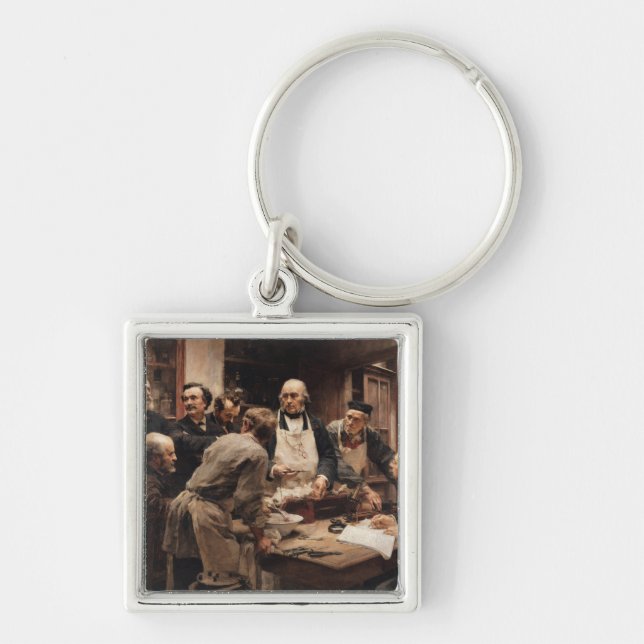 The Lesson of Claude Bernard Key Ring (Front)