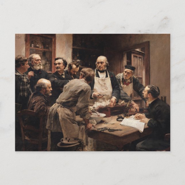 The Lesson of Claude Bernard Postcard (Front)