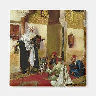 The Lesson (oil on canvas) Magnet