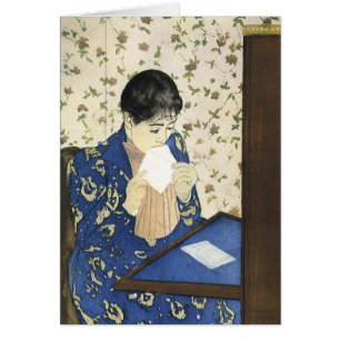 The Letter by Mary Cassatt, Vintage Impressionism