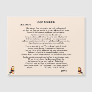 THE LETTER FROM JESUS magnet